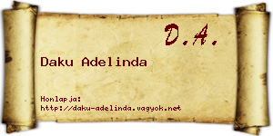 Daku Adelinda névjegykártya